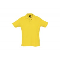 POLO PIQUÉ M/M 3 BOT SUMMER AMARELO 